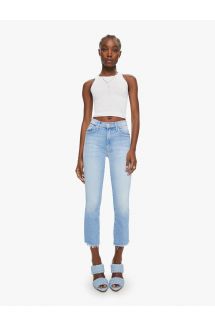 Insider Crop Fray Denim