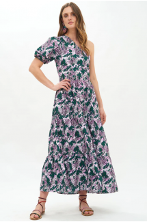 One Shoulder Maxi
