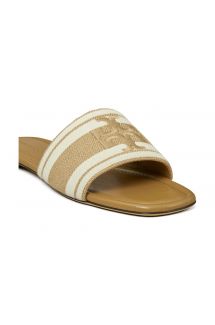 Logo Jacquard Slide- Cammello
