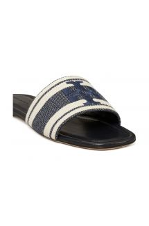 Logo Jacquard Slide- Blue
