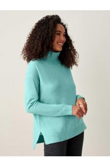 Ribbed Stand Neck Sweater