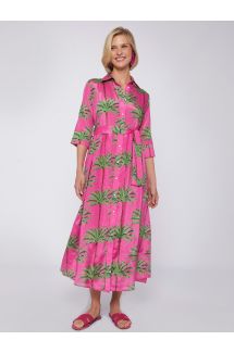 Natalia Palm Tree Dress