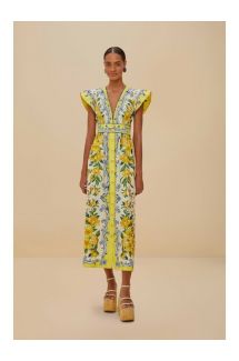 Sicily Scarf Off-White Maxi