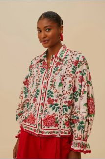 Flower Tapestry Top