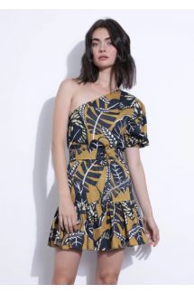 Antonella Printed Mini Dress