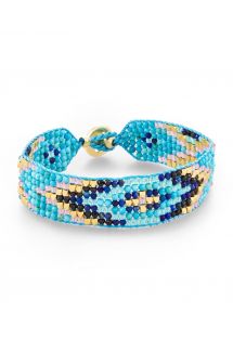 Britt Beaded Bracelet-Blue