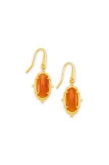 Baroque Lee Drop Earring-Orang