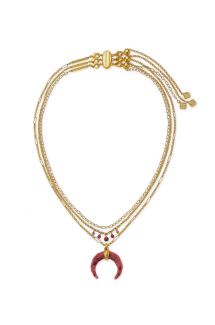 Gemma Triple Strand Neck-Bronz