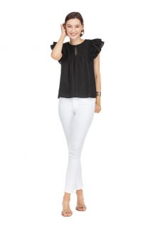 Flutter Sleeve Top