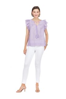 Ruffle Sleeve Top