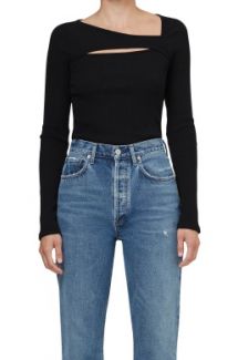 Iris Long Sleeve Cut Out Top