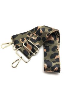 Leopard Canvas Purse Strap