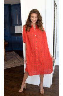 Elastic Sleeve Dress
