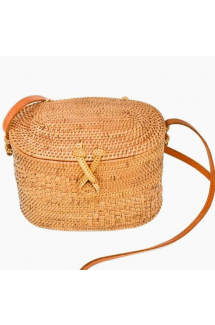 Chloe Straw Rattan Crossbody