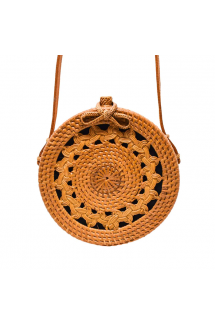 Fiona Circle Rattan Bag