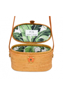 Luna Rattan Crossbody Bag