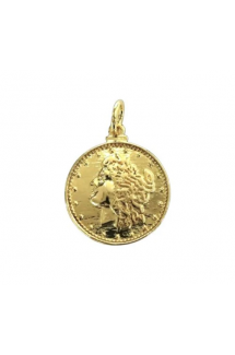 Goddess Coin Charm