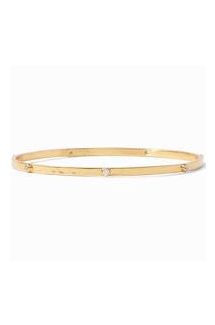 Crescent Bangle-Cubic Zirconia