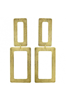Double Rectangle Earrings