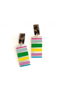 Tortoise Top Rainbow Earring