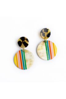 Rainbow Circle Earrings