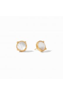 Honey Stud-Iridescent Clear