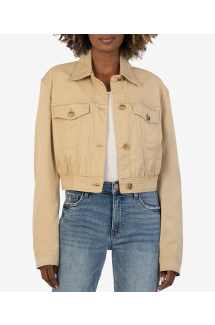 Rumi Cropped Trucker Jacket