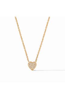 Heart Pave Demi Necklace
