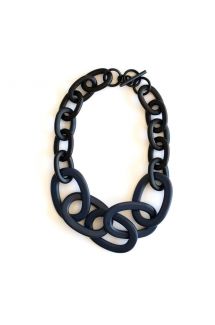 Navy Chain Necklace