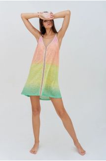 Ombre Rainbow Mini Sundress