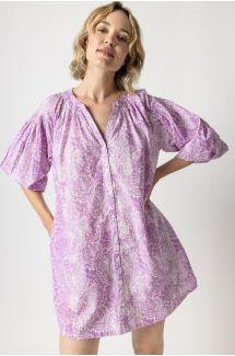 Bracelet Sleeve Button Dress