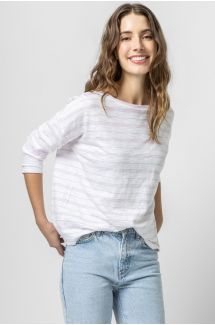 3/4 Sleeve Boatneck