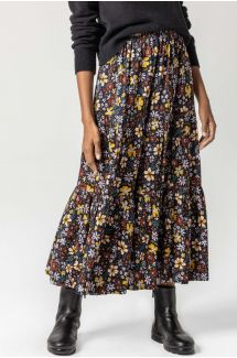 Floral Tiered Skirt