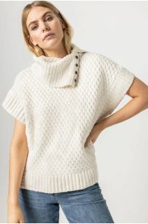 Snap Neck Poncho