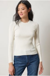 Fitted Knit Crewneck