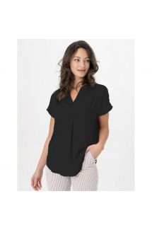 S/S V-neck Blouse