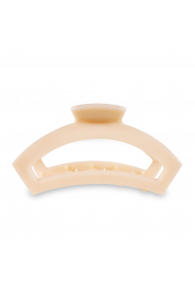 Open Large Clip- Almond Beige