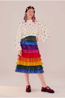 Rainbow Dots Sweater