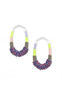 Masie Open Frame Earring-Lilac
