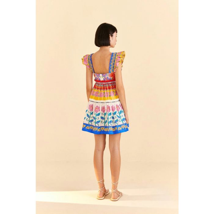 Vivid Garden Mini Dress
