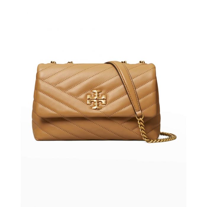 TORY BURCH: Kira bag in quilted leather - Lemon