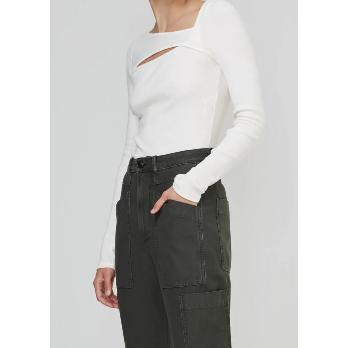 Iris Long Sleeve Cut Out Top