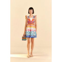 Vivid Garden Mini Dress