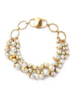 Pearl Cluster Necklace