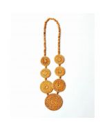 Flora Statement Wooden Necklac