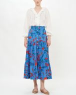 Button Front Skirt