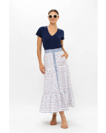 Button Front Skirt