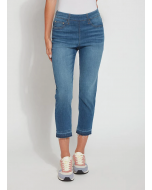 Toothpick Crop Straight Denim