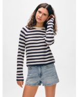 Cashmere Striped Sweatshirt