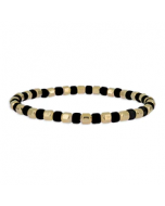Layering Bracelet Faceted Bead
